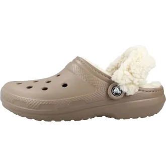 Crocs Schoenen, Dames, Bruin, 39 EU, Klassieke Fleece gevoerde Clog