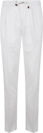 Incotex Pattern 54 Broeken - Heren - Chinos - Wit - M - Katoen - Broeken