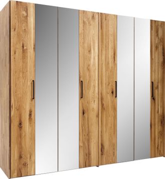 HOME AFFAIRE Falttürenschrank »Chamara« in unterschiedlichen Schrankbreiten erhältlich, massives Eichenholz