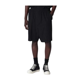 Yohji Yamamoto Casual Shorts, male, Black, Size: L Ultralight Woven Shorts