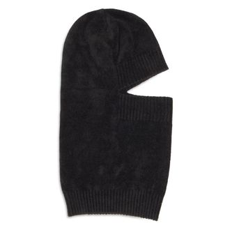 Alberta Ferretti Accessoires, Dames, Zwart, ONE Size, Gebreide Balaclava