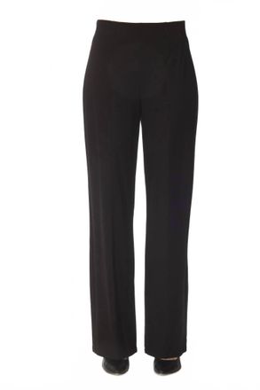 Joseph Ribkoff Pull On Heavy Knit Wide Leg Pants In Black