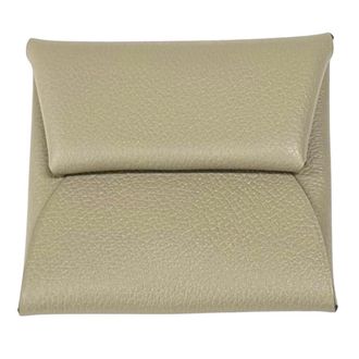 Herm&egrave;s Bastia Beige Evercalf Leather Coin Purse/Coin Case (Pre-Owned)