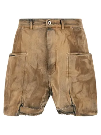 Rick Owens Cotton Bermuda Mens Shorts