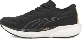 Puma Deviate Nitro 2 Black Team/Gold sneakers - Zwart