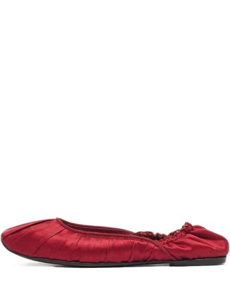 Bottega Veneta Veneta ballet flats - Red