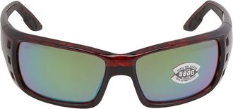 Costa PERMIT Green Mirror Polarized Glass Mens Sunglasses PT 10 OGMGLP 63