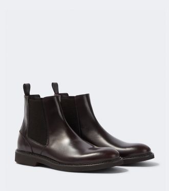 Canali Botas chelsea de piel