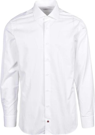 Carrel White Slim-Fit Cotton Shirt