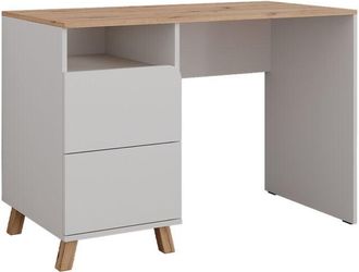 Vicco Tavolo da toeletta Karen, Bianco/Artisan, 110 cm con cassetti, Vicco