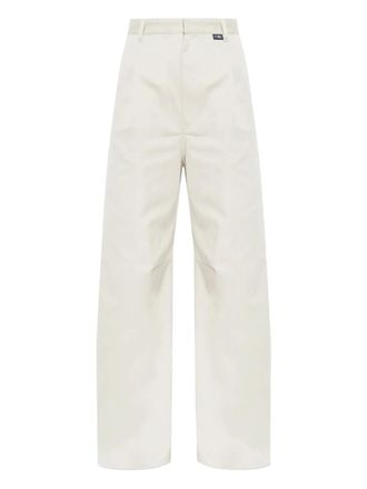 Maison Margiela Plooibroek met wijde pijpen - Beige