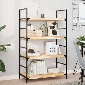 Berkfield Home Floating Shelves 2 pcs 60x40x4 cm Untreated Solid Wood Acacia in Brown | Size: 60 x 40 x 4 cm