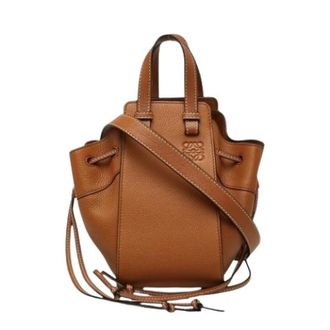 Loewe Pre-owned Mini Bags, female, Brown, Size: ONE SIZE Pre-owned Hammock Handbag