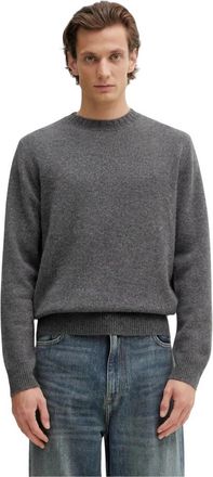 Sporty & Rich SRC Kasjmier Trui - Heren - Cashmere truien - Grijs - L - Kasjmier - Truien & Vesten