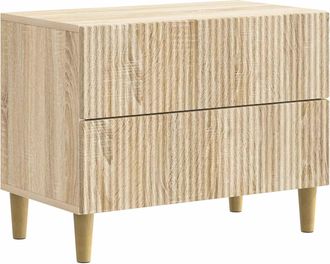 vidaXL Armario De Noche Con Caj&oacute;n Roble Sonoma 62 X 34,5 X 48 Cm Vidaxl
