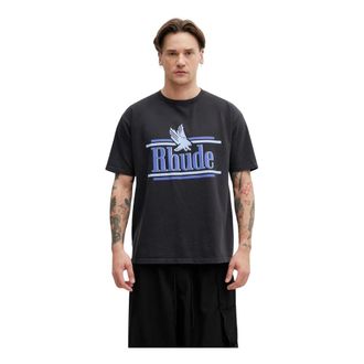 Rhude Uomo, Top, Nero, L, new
