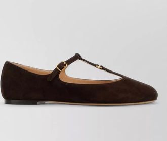 Chlo&eacute; leather marcie ballerina shoes