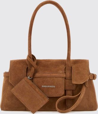 Dsquared2 Borsa a spalla in pelle scamosciata Dsquared2