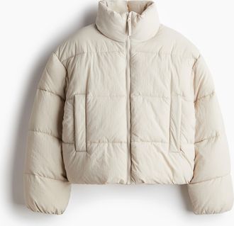 H&M Kurze Pufferjacke - Beige
