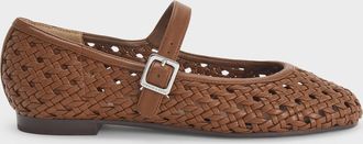 Charles & Keith Woven Mary Jane Flats