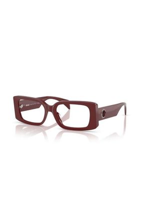 Versace 51mm Rectangle optical glasses in Red at Nordstrom