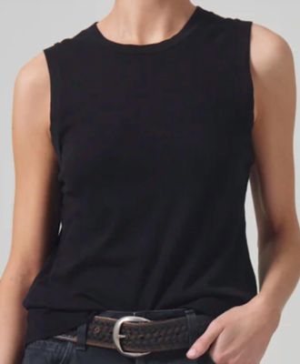Citizens Of Humanity Jessie Modern Muscle Tee In Black