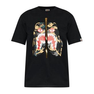 A Bathing Ape T-Shirts, male, Black, Size: 2XL Printed T-shirt