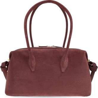 Yuzefi Tassen, Dames, Rood, ONE Size, Leer, Brioche Schoudertas