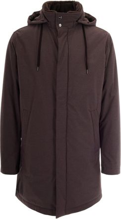 Herno Dark Brown Hood Jacket