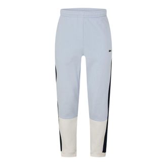 Lacoste Slanke joggingbroek voor heren met kleurblokken (Phoenix Rood/Marineblauw)