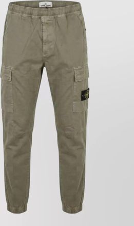 Stone Island cotton cargo trousers