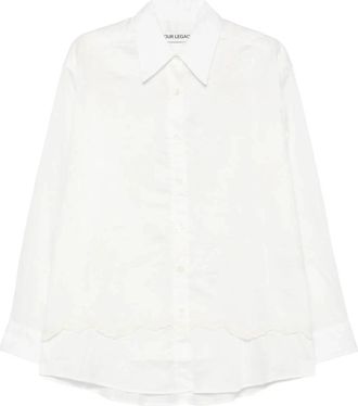 Our Legacy Shirts - Dames - Overhemden - Wit - M - Overhemden