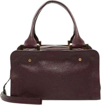 Chlo&eacute; Pre-owned Handbags, female, Brown, Size: ONE SIZE Pre-owned Leather Handbag