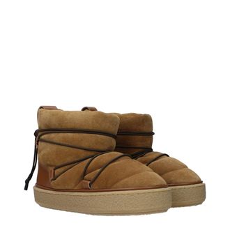 Isabel Marant Womens Brown Leather Ankle Boots