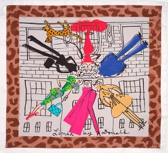 Echo Linda Fargo Silk Scarf