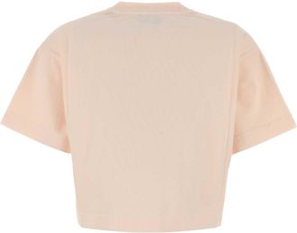 Autry Womens Pastel Pink Cotton T-Shirt I8oe