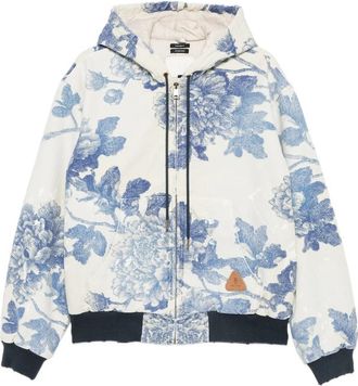 R13 Floral-print Hooded Jacket