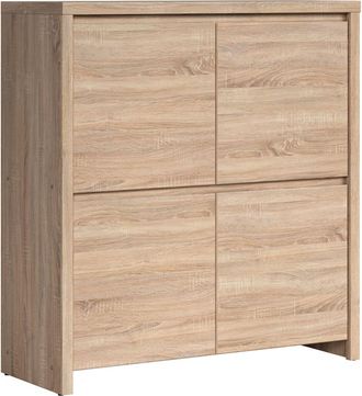 Petits Meubles Buf&eacute; 4 puertas tableros de aglomerado laminados madera