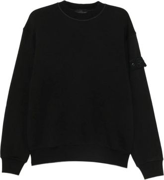 Stone Island Crewneck Sweatshirt - Heren - Sweatshirts - Zwart - XL - Hoodies & sweatvesten