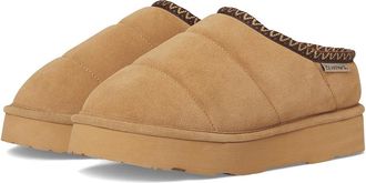 Bearpaw Quilted Martis Womens Slippers Iced Coffee : 13 M, Suede