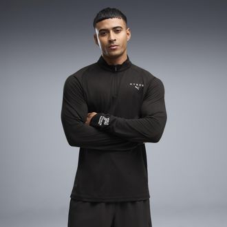 Puma T-shirt con zip PUMA x HYROX da uomo, Abbigliamento, Nero, 3XL