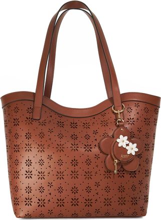 Dune London Womens Accessories Daizies - Laser Cut Long Handle Tote - Tan - One Size