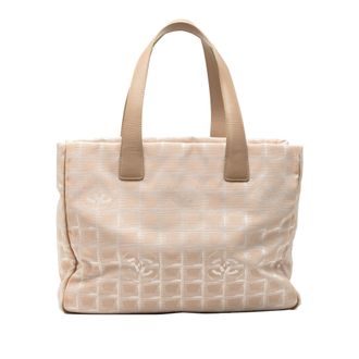 Chanel Pre-owned Womens New Travel Line Nylon Tote - Nude Textile - One Size