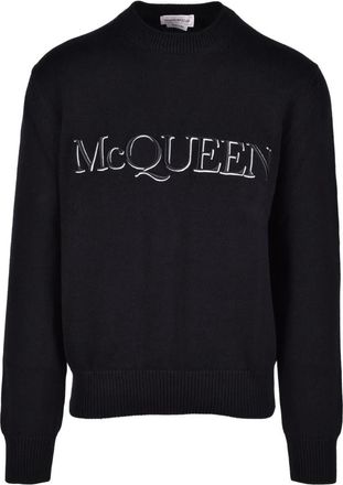 Alexander McQueen Truien & Vesten, Heren, Zwart, XL, Maglia