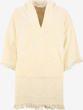 Zimmermann Mini-Kapuzenkleid aus Frottee Coco Towel