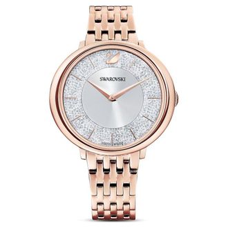 Swarovski 5544590 Crystalline Chic Womens Watch - Rose Gold Stainless Steel - One Size
