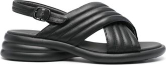 Camper Spiro 40mm leather sandals - women - Leather - 37 - Black
