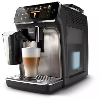 Philips Cafetera Philips Ep5547 90 Lattego Negro Cromo