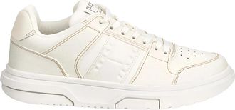Tommy Jeans The Brooklyn Mix Media - Heren - Sneakers - Wit - 39 EU - Leer - Schoenen