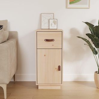 vidaXL Aparador De Madera Maciza De Pino 34x40x75 Cm Vidaxl